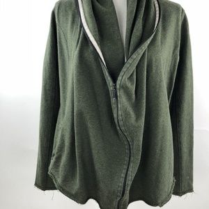 CAbi | Full Zip Hoodie Jacket | Medium | Green